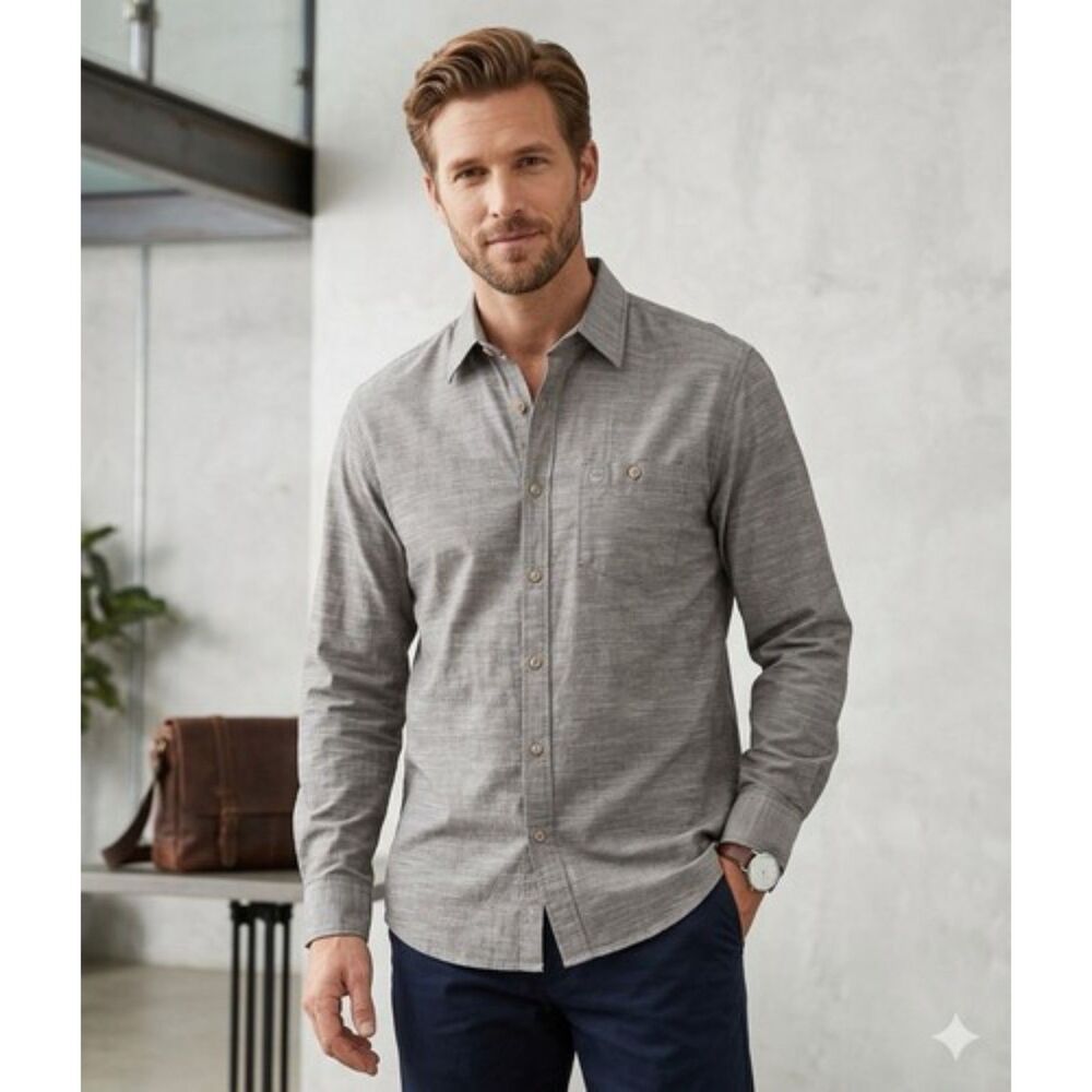 Timberland Dress Shirt Mens XXL Button Down Cotton Breathable Rugged gorpcore